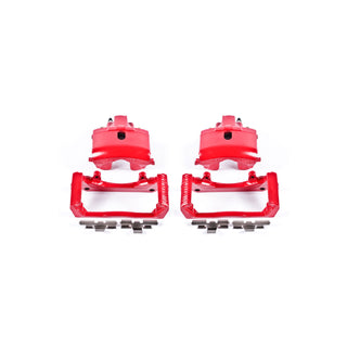 PowerStop Red Calipers w/ Brackets (REAR): Fits Most Dodge/Ram (02-21)
