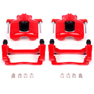 PowerStop Red Calipers (FRONT): Jeep Wrangler 07-18 3.8L/3.6L/2.0L