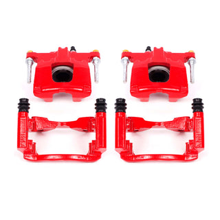 PowerStop Red Calipers (REAR): Jeep Wrangler 07-18 3.8L/3.6L/2.0L