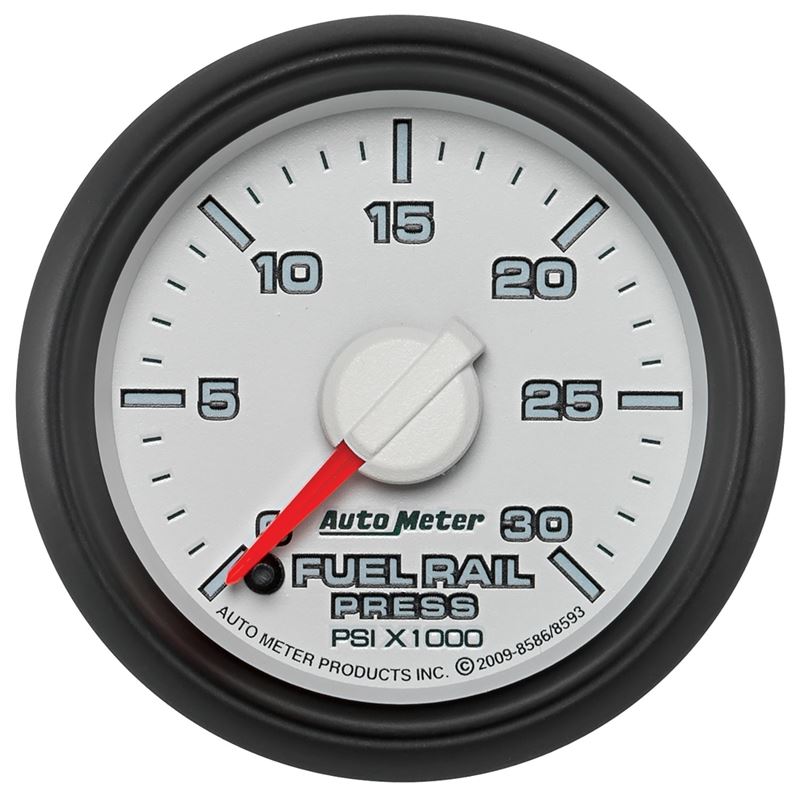 AutoMeter Factory Match Full Sweep Electric Diesel Fuel Rail Pressure Gauge: Dodge Ram 2500 (03-09) / Ram 3500 (03-07)