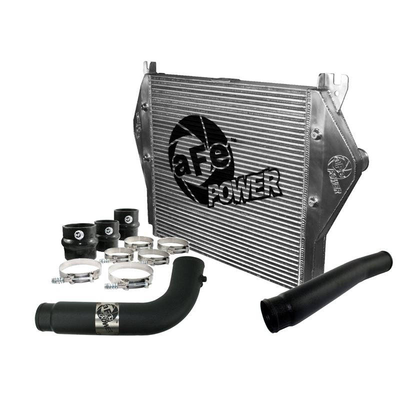 aFe BladeRunner GT Series Intercooler Kit: Dodge Ram 2500 / Ram 3500 2007 - 2009 w/ Tubes Black
