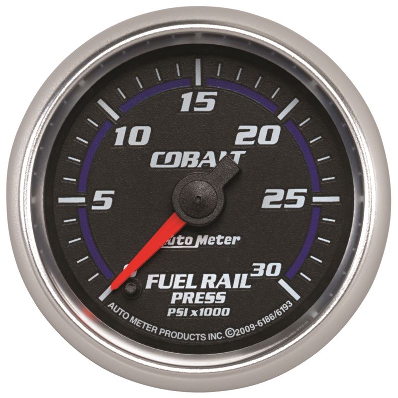 AutoMeter Cobalt Fuel Rail Pressure Gauge: Dodge Ram 2500 (03-07) / Ram 3500 (03-07)