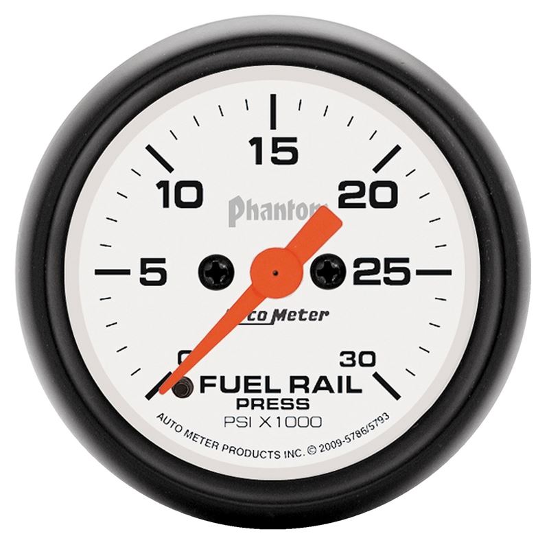 AutoMeter Phantom Fuel Rail Pressure Gauge: Dodge Ram 2500 / Ram 3500 2003 - 2007