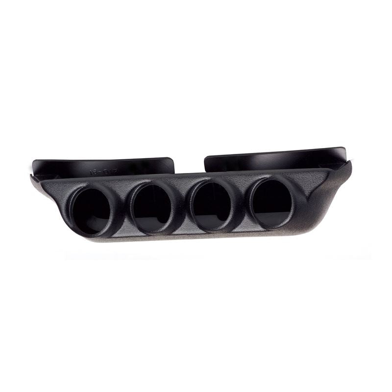 AutoMeter Black Quad Overhead Console Pod: Dodge Ram 1500 (02-08) / Ram 2500 (03-09) / Ram 3500 (03-09)