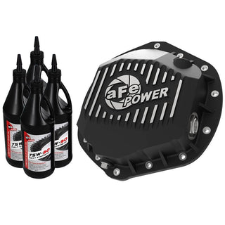aFe Pro Series Rear Differential Cover: Dodge Ram 2500 / Ram 3500 2003 - 2007 w/ Machined Fins and Gear Oil