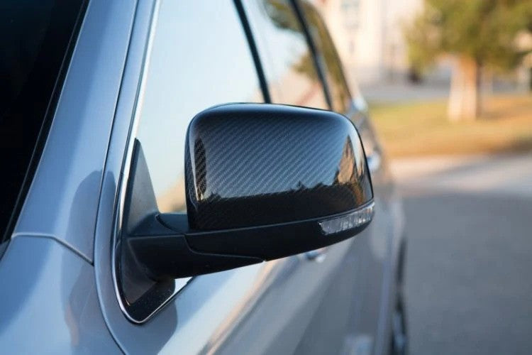 TruCarbon LG188 Carbon Fiber Mirror Covers: Jeep Grand Cherokee 2011 - 2021