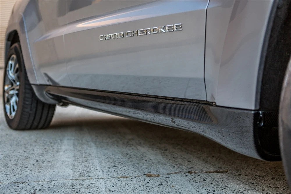 TruCarbon XR9 Carbon Fiber Side Skirts: Jeep Grand Cherokee SRT 2014 - 2021