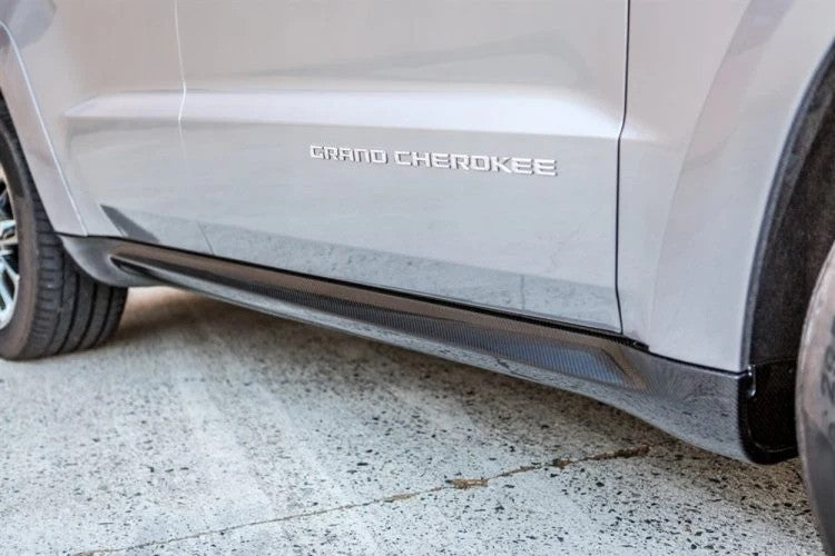 TruCarbon XR9 Carbon Fiber Side Skirts: Jeep Grand Cherokee SRT 2014 - 2021