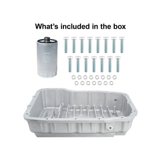 PPE Transmission Pan: Dodge Ram (07-24) 6.7L Cummins 68RFE Heavy-Duty Cast Aluminum