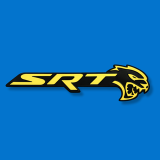 American Brother Designs SRT HELLCAT Front Grille Badge (2-Color): Dodge Charger 2015 - 2023