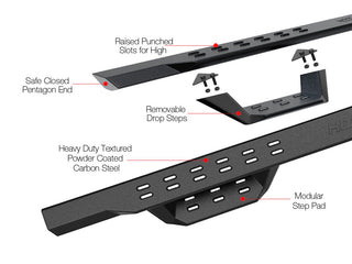 APS Side Armor RS Nerf Bars (Pair) Quad Cab: Ram 1500 2019 - 2025