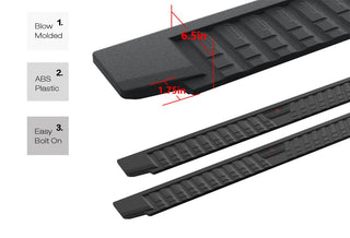 APS T Series Running Boards (Pair) Quad Cab: Dodge Ram 1500 2009 - 2018