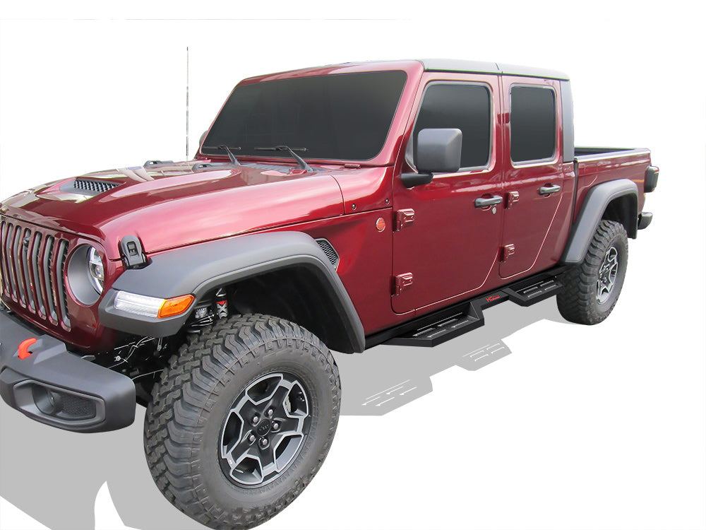 APS Side Armor DS Nerf Bars (Pair): Jeep Gladiator 2020 - 2025