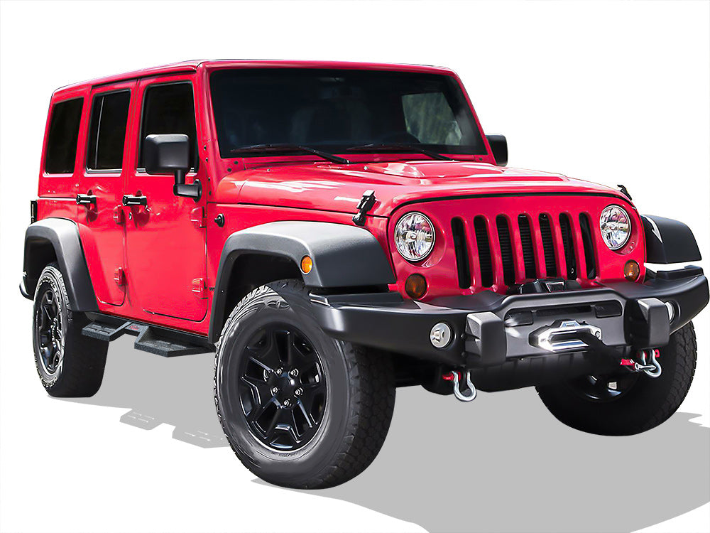 APS Side Armor DS Nerf Bars (Pair): Jeep Wrangler JK 4-Door 2007 - 2018