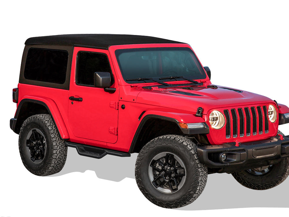 APS Side Armor Nerf Bars (Pair): Jeep Wrangler JL 2-Door 2018 - 2025