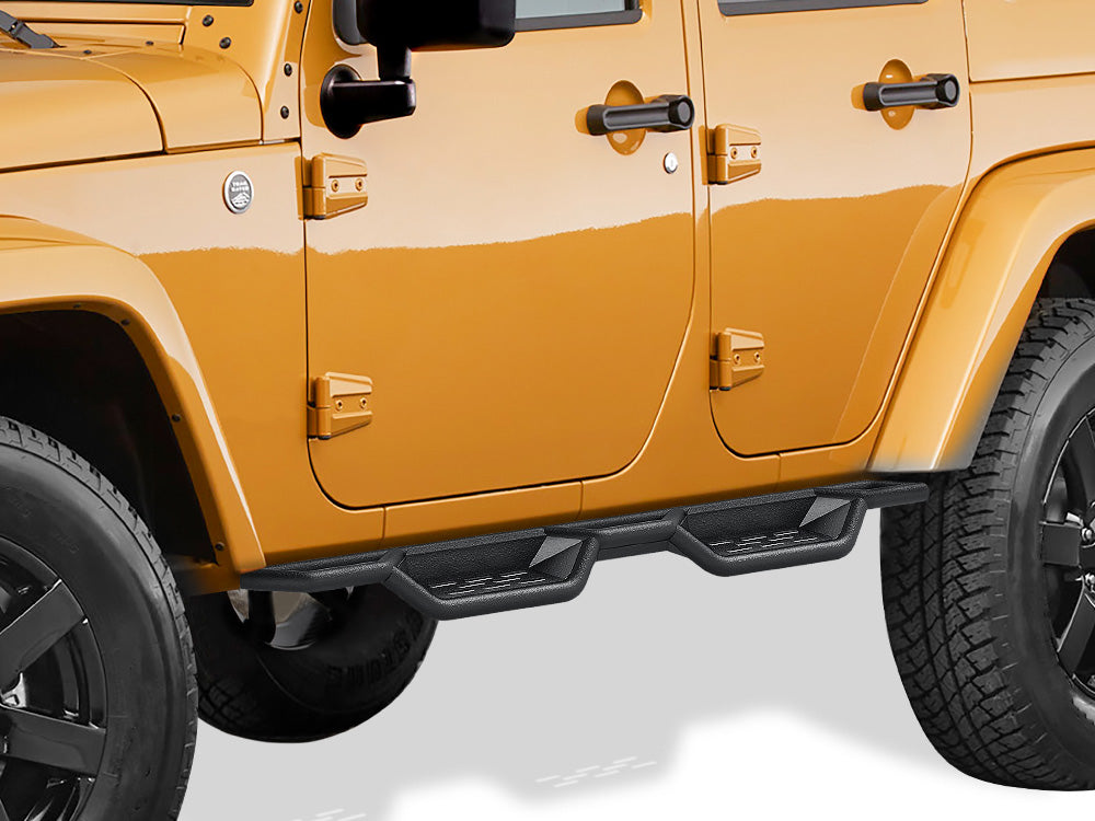 APS Side Armor Nerf Bars (Pair): Jeep Wrangler JK 4-Door 2007 - 2018