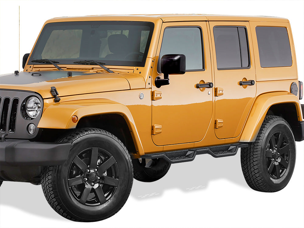 APS Side Armor Nerf Bars (Pair): Jeep Wrangler JK 4-Door 2007 - 2018