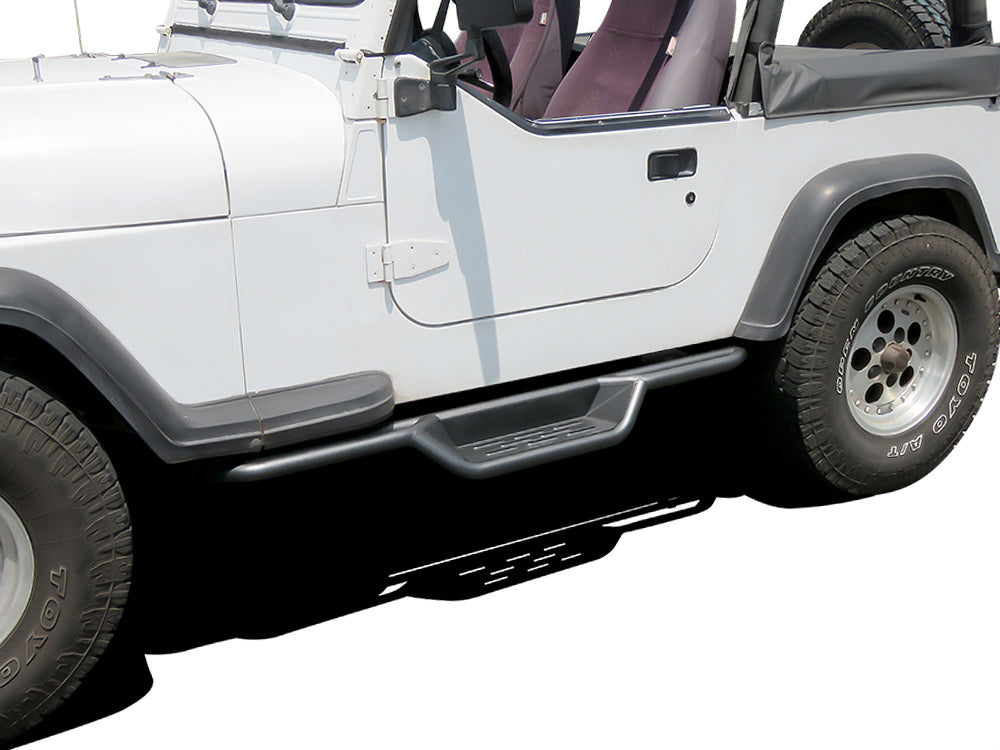 APS Side Armor Nerf Bars (Pair): Jeep Wrangler TJ 1997 - 2006