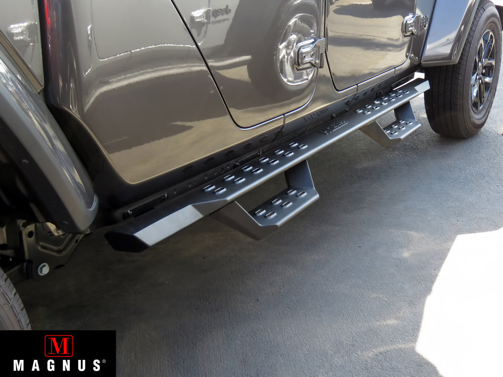 APS Side Armor RS Nerf Bars (Pair): Jeep Gladiator 2020 - 2025