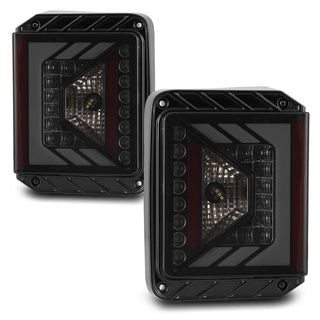 Winjet LED Tail Lights: Jeep Wrangler JK 2007-2018