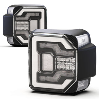 Winjet LED Sequential Taillights: Jeep Wrangler JL 2018-2024 2.0L/3.6L
