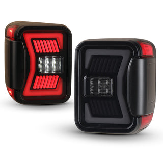 Winjet LED Sequential Tail Light: Jeep Gladiator JT 2020-2024 2.0L/3.6L