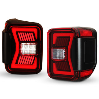Winjet LED Sequential Tail Light: Jeep Gladiator JT 2020-2024 2.0L/3.6L
