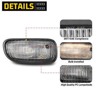 Winjet Replacement Fog Light Clear: Jeep Grand Cherokee 1999-2003