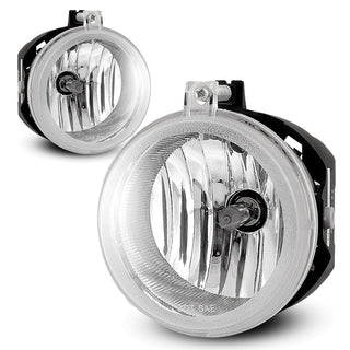 Winjet Fog Light Clear: Fits Dodge Challenger/Charger 2005-2010 2.7L/5.7L Hemi