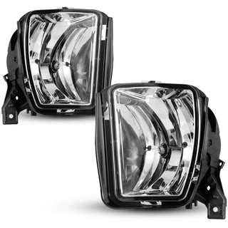 Winjet Replacement Fog Lights Clear: Dodge RAM 1500 2013-2023 3.6L/5.7L