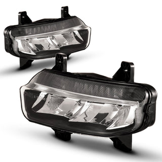 Winjet LED Fog Light Clear: Fits Ram 1500/2500/3500 2019-2024 3.6L/5.7L Hemi