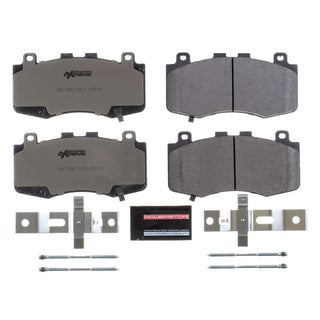 PowerStop Z26 Extreme Street Brake Pads (FRONT): Dodge Durango 21-24 6.2L, Jeep Grand Cherokee 18-21 6.2L w/ Hardware