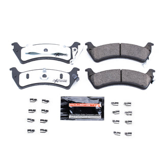 PowerStop Z36 Truck & Tow Brake Pads (REAR): Jeep Grand Cherokee 94-98 w/ Hardware