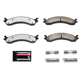 PowerStop Z36 Truck & Tow Brake Pads (FRONT): Dodge Ram 2500 / Ram 3500 00-02 8.0L/5.9L Diesel/5.7L w/ Hardware