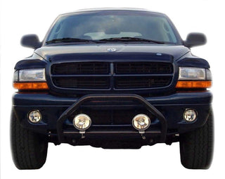 AVS Bugflector Deluxe Medium Profile Hood Shield (Smoke): Dodge Dakota 1997 - 2004