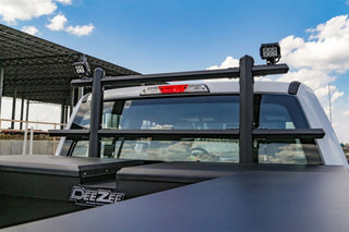 Dee Zee Textured Black Cargo Management Cab Rack: Fits Most Dodge / Ram 1500-3500 Models (2009-2024)