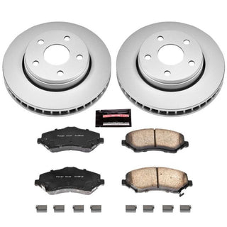 PowerStop Z17 Evolution Geomet Coated Brake Kit (FRONT): Jeep Wrangler 2007-2018 3.6L/3.8L V6