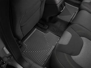 WeatherTech Rear Rubber Mats Black: Jeep Wrangler 2014-2016 3.6L