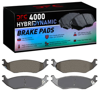 DFC 4000 HybriDynamic Brake Pads (REAR): Durango 2004-09 / Ram 1500 2002-24 5.7L