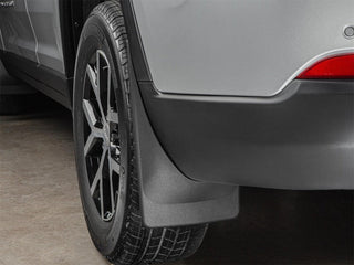 WeatherTech No-Drill MudFlaps (REAR): Fits Most Jeep Grand Cherokee L Models (2021-2024) - Black