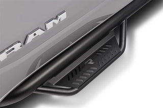 N-Fab Podium LG Drop Down Step 3in Tube: Fits Ram 2500/3500 2019-2026 6.7L Diesel/6.4L 392 Tex. Black