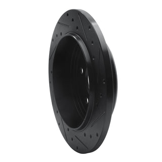 DFC 05-10 Jeep Grand Cherokee Rear Left Drilled & Slotted Black Brake Rotor