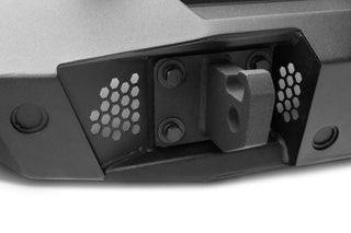 Go Rhino Trailline Full Width Rear Bumper: Jeep Wrangler (2018-2026) - Black Powder Coat