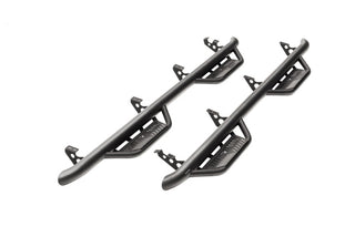 N-Fab Podium LG 3in Hoop Step: Fits Ram 1500/2500/3500 2009-2018 w/ Tex. Black