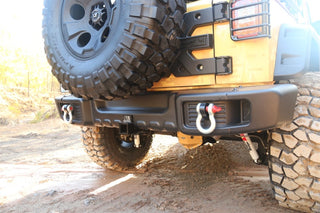 Rugged Ridge Spartacus Rear Bumper Black (REAR): Jeep Wrangler 2007-2018 3.8L/3.6L V6 / 2.0L Turbo