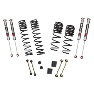 Skyjacker 2.5in Coil Sys w/ M95 Monotube Shocks: Jeep Wrangler JL Rubicon 2021-2023 2.0L Turbo
