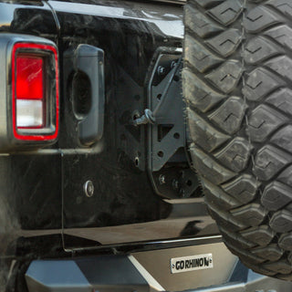 Go Rhino Rockline Spare Tire Relocation Kit: Fits Most Jeep Wrangler Models (2007-2026)