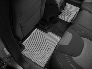WeatherTech Rear Rubber Mats Grey: Jeep Wrangler 2014-2016 3.6L