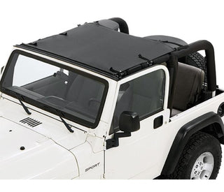 Bestop Sun Targa Bikini (Black Diamond) (FRONT): Jeep Wrangler TJ 1997-2006 2.5L / 4.0L