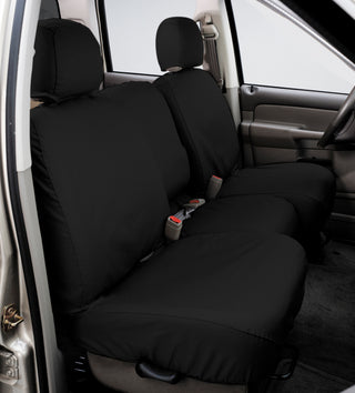 Covercraft 11-20 Dodge Durango Polycotton SeatSaver Custom Front Row Seat Covers - Charcoal